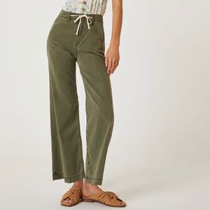 Paige Carly Cropped Wide Leg Pants